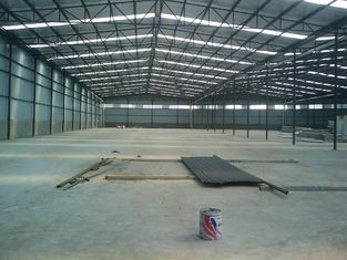 China Metal Pre-engineered Building Fabrication With Steel Panel Wall Roof supplier