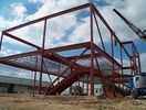 China Steel Workshop / Warehouse Structural Steel Fabrications Multifunctional Double Span factory
