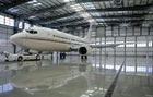Hangar impermeável galvanizado, de pintura elétrico do avião do metal de construções tranqüilas do fardo