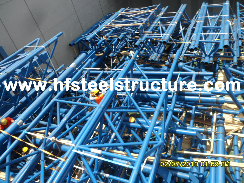 Q235 , Q345 Light Frame Industrial Steel Buildings For Textile Factories
