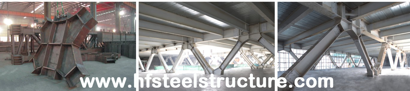 Hot Dip Galvanized, Electric Galvanized, Painting Prefabricated Commercial Steel Building