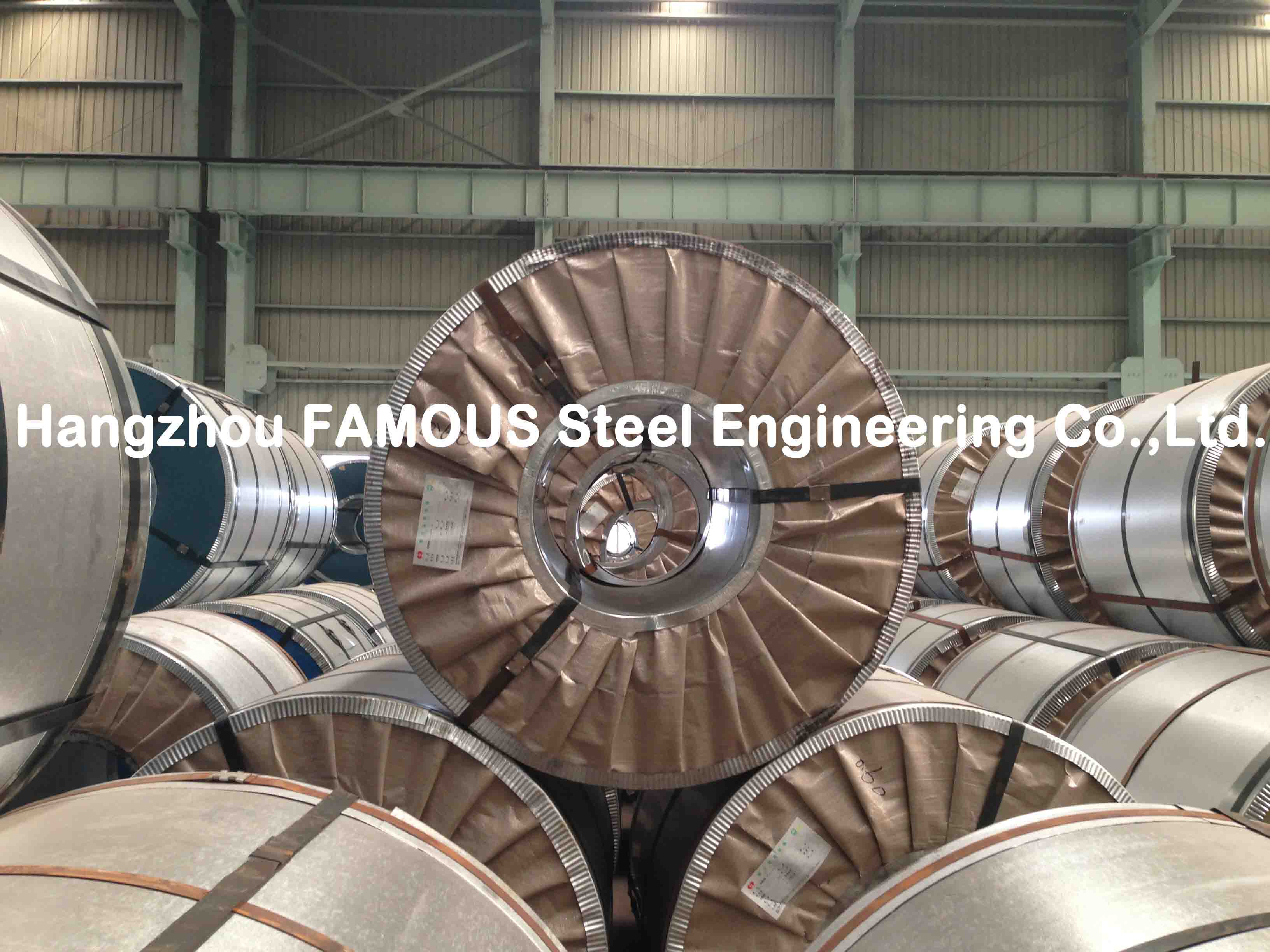 Metal Building Material Galvanized Steel Coil 0.2mm - 2.0mm Thickness Customized