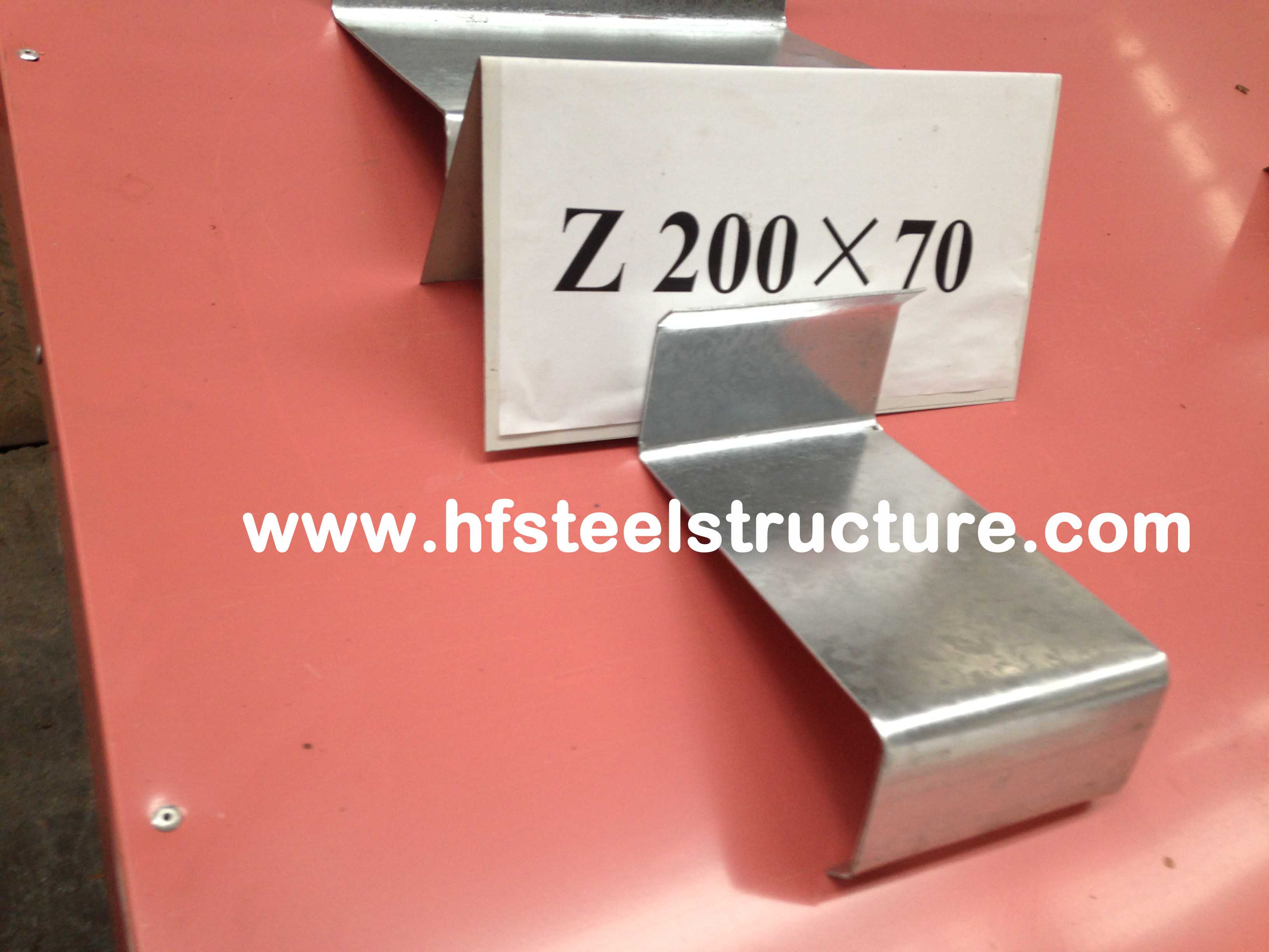 Customized Galvanizing Steel Purlins With Zed / Cee Purlin And Girt Fabrication