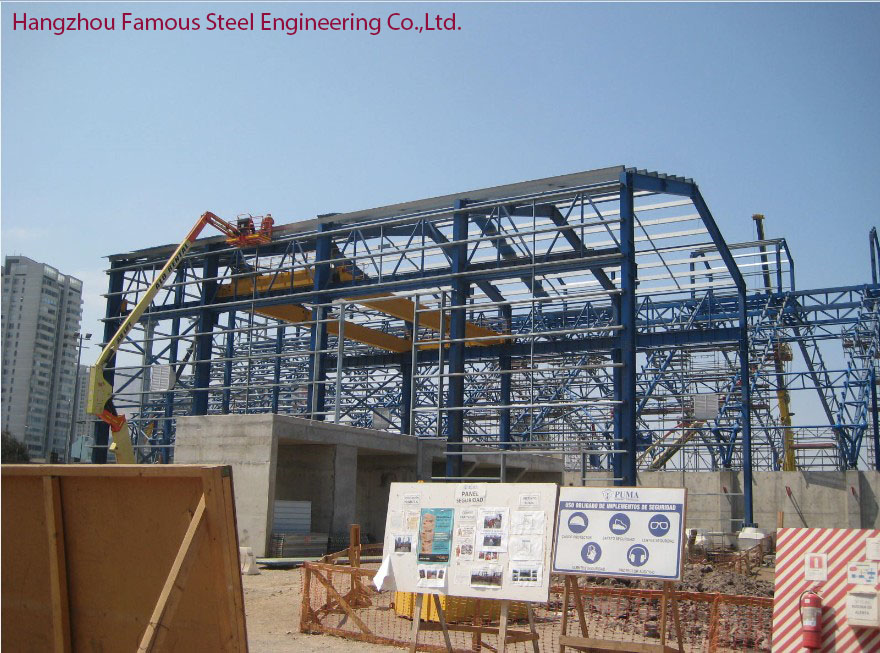 PEB Industrial Steel Framed Buildings Easy Erection For Mining Storage