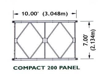 Acrow Panel Prefabricated Steel Bridging System For Vehicular,Pedestrian and Highway Usage