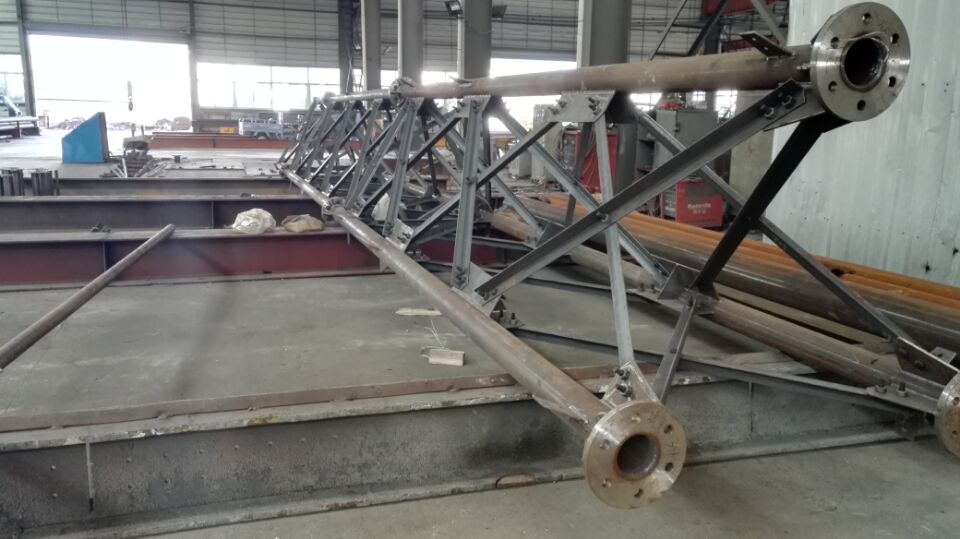 Monopole Towers And Lattice Towers Steel Pole For Wind Power Plant Production Line